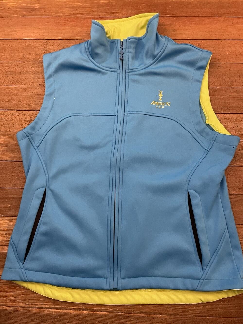 America’s Cup America Vest Sweatshirt Women Medium Large